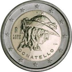 2 euro 2016 Taliansko cc.UNC Donatello