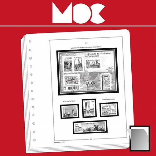 Alb. listy MOC SF ilustr., Francúzsko Známkové zošítky 2000-2008 (MC15H)