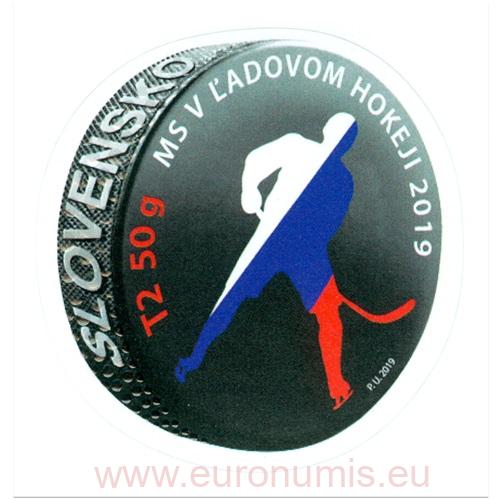 Známka 2019 Slovensko čistá, MS v ľadovom hokeji v Bratislave a Košiciach (684)