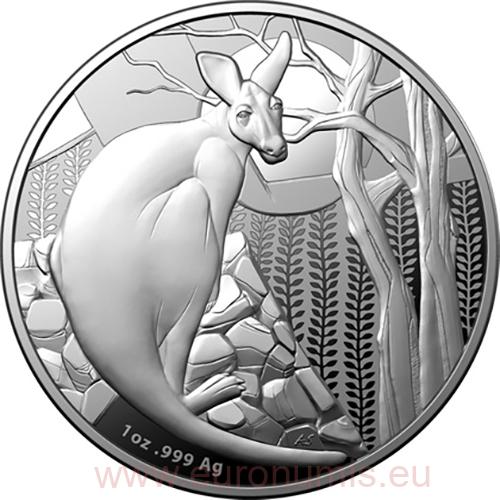 Dollar 2022 Austrália RAM PROOF 1 Oz Ag Kangaroo