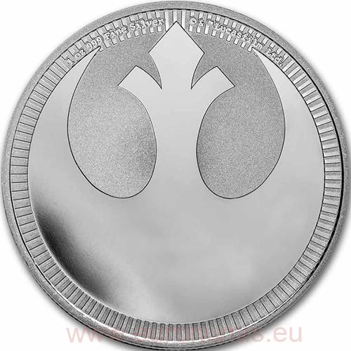2 Dollars 2022 Niue BU 1 Oz Ag Rebel Alliance