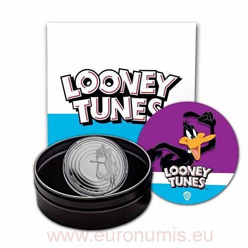 5 Dollars 2022 Samoa PROOF 1 Oz Ag Daffy Duck (V:7:6)