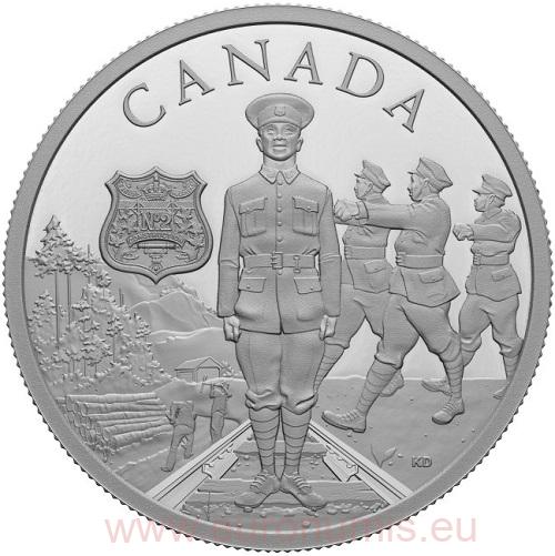 20 Dollars 2023 Kanada PROOF Black History: No. 2 Construction 
