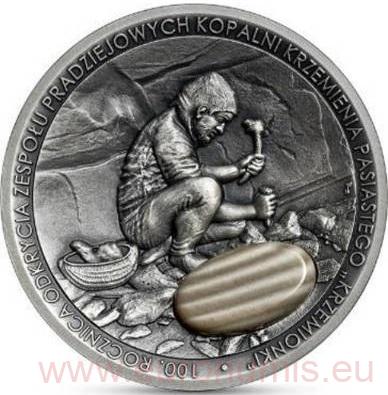 50 Zloty 2022 Polsko BU Pazurikove bane Krzemionki