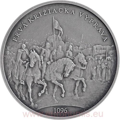 2 Dollars 2022 Niue BU Prvá križiacka výprava, rok 1096