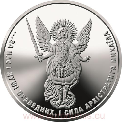 1 Hrivna 2023 Ukrajina BU 1 Oz Ag Archangel Michael (V:4:3)