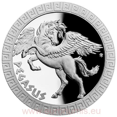 2 Dollars 2022 Niue PROOF 1 Oz Ag Pegasus