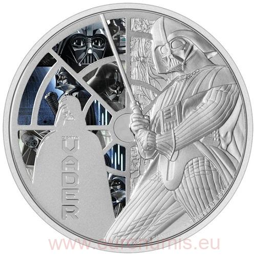 10 Dollars 2022 Niue PROOF farbená 3 Oz Ag Darth Vader (Z:7:4)