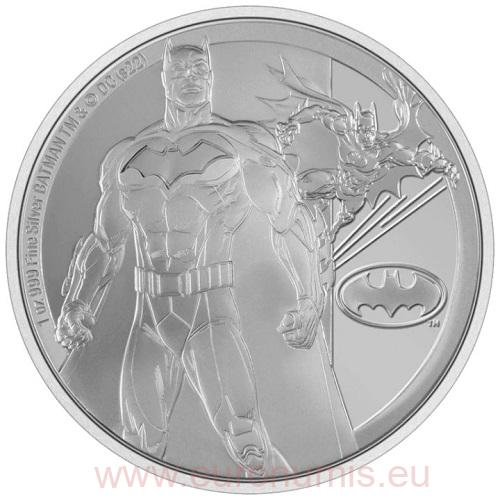 2 Dollars 2022 Niue PROOF 1 Oz Ag DC Comics - Batman 