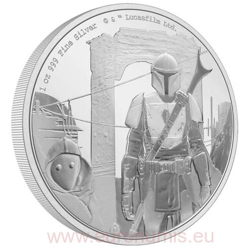 2 Dollars 2021 Niue PROOF 1 Oz Ag The Mandalorian – The Mandalorian