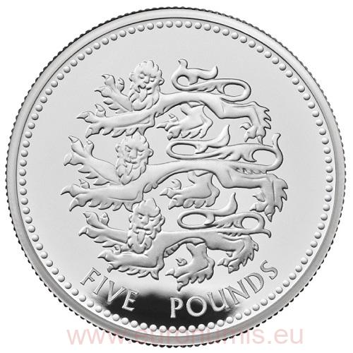 5 Pounds 2023 Anglicko PROOF Pride of England