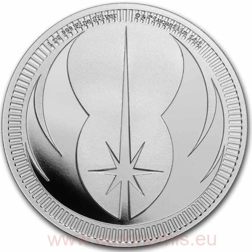 2 Dollars 2023 Niue BU 1 Oz Ag, Jedi Order Crest (Z:6:1)