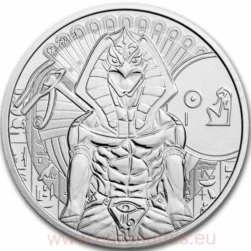 Dollar 2023 Sierra Leone BU 1 Oz Ag Egyptian Gods - Ra