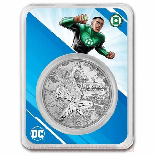 5 Dollars 2023 Samoa BU karta 1 Oz Ag, DC Comics Green Lantern