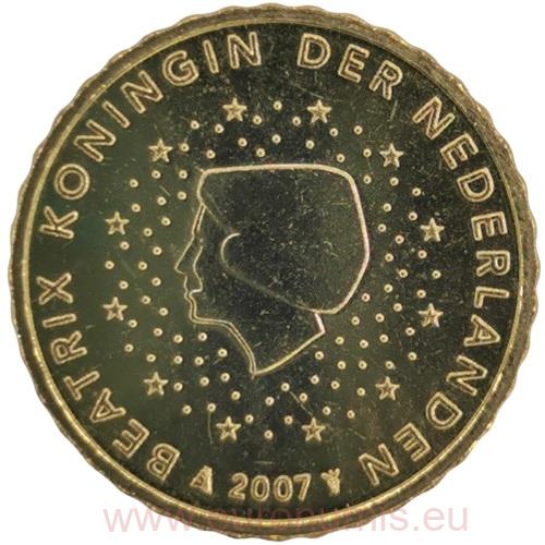 10 cent 2007 Holandsko ob.UNC