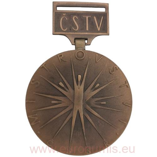 Medaila, Československo, Majstrovstvá ČSTV (var. 1)