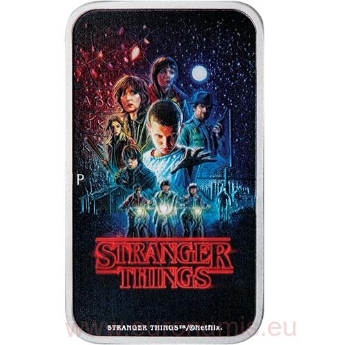 Dollar 2026 Tuvalu BU farbená 1 Oz Ag, Stranger Things - Season 1