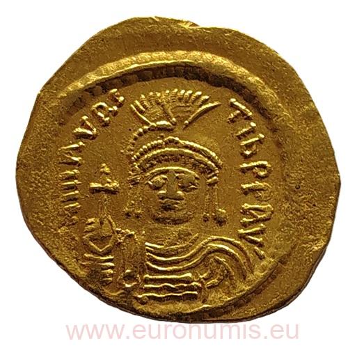 Solidus Maurice Tiberius 582 – 602 n.l. , Byzantská ríša 