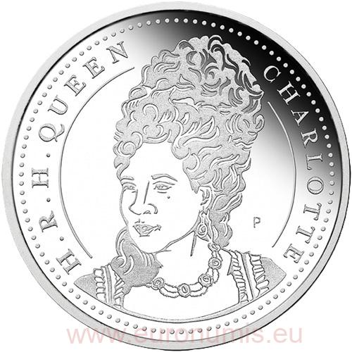 50 Cents 2026 Tuvalu PROOF 1/2 Oz Ag, Bridgerton - Queen Charlotte