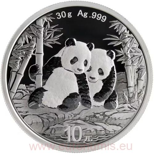 10 Yuan 2026 Čína BU 30g Ag, Chinese Panda