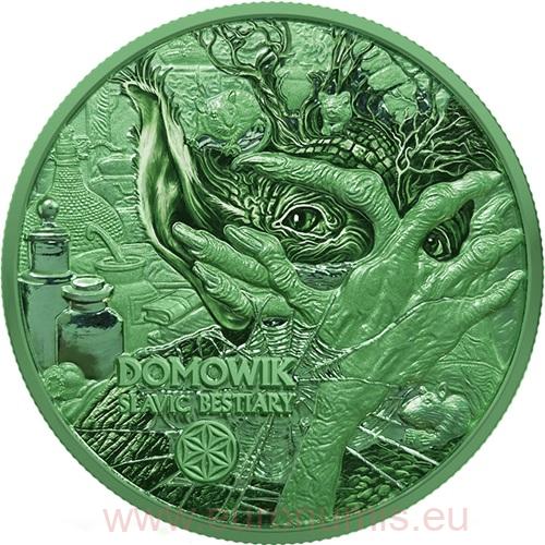 1000 Francs CFA 2026 Kamerun BU farbená 2 Oz Ag, Domowik Space Green