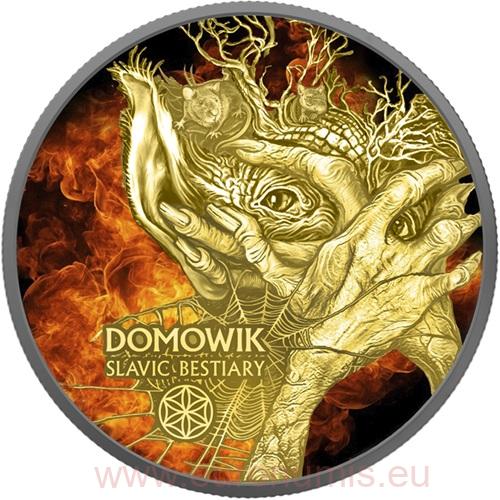 1000 Francs CFA 2026 Kamerun BU farbená 2 Oz Ag, Burning Domowik