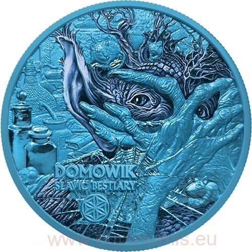 1000 Francs CFA 2026 Kamerun BU farbená 2 Oz Ag, Space Blue Domowik