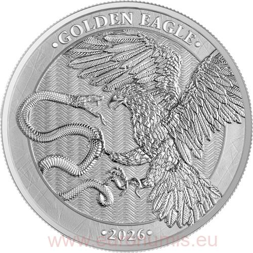 5 euro 2026 Malta BU 1 Oz Ag, Golden Eagle