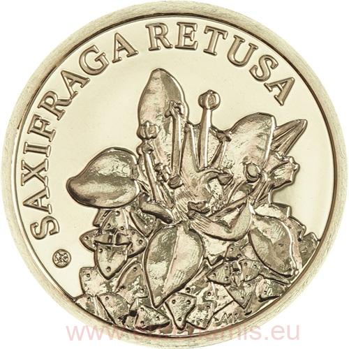 10 Dollars 2026 Niue BU 1/10 Oz Au, Lomikameň okrúhlolistý