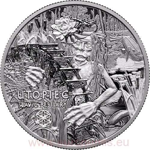 500 Francs CFA 2026 Kamerun BU 1 Oz Ag, Slavic Beasts - Utopiec