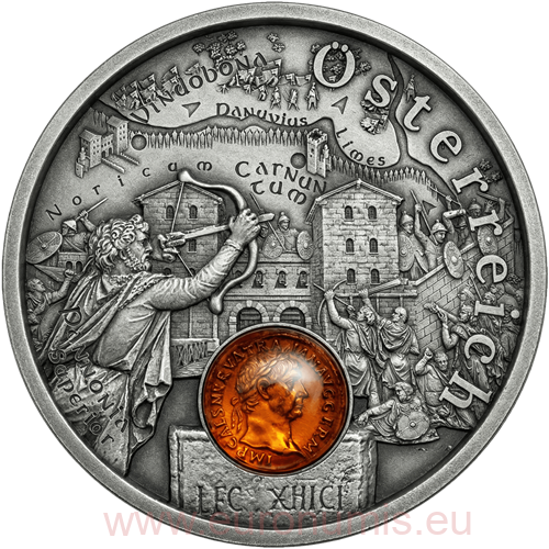 Dollar 2026 Niue BU Antiqued 17,5 g Ag, Amber Route - Austria (Rakúsko)