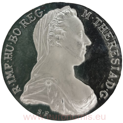 Toliar 1780 Rakúsko, Mária Terézia (novoražba)