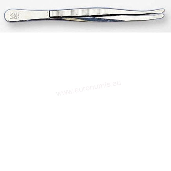 Pinzeta na známky 21 standard, 12 cm, zahnutá, úzka (PI21)