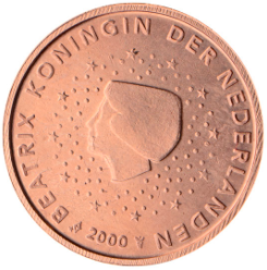 2 CENT 2003 Holandsko ob.UNC