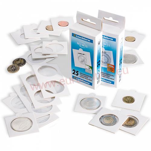 Pap.puzdro TACK na mince, zošívacie, 37,5 mm, 1000ks/bal (KR37,5/G)