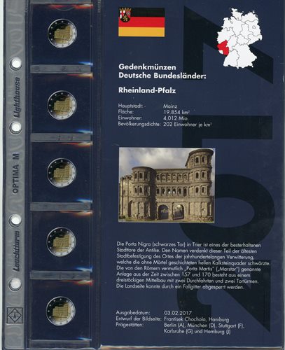Doplňujúce listy OPTIMA, 2017 pre CLOP2EUROD1 -Rheinland-Pfalz- (CLOP2EURODN17)