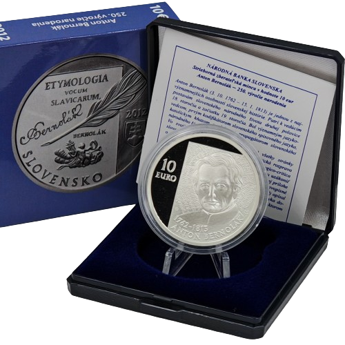 10 euro 2012 Slovensko PROOF, Anton Bernolák