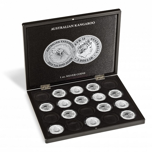 Kazeta VOLTERRA UNO de Luxe, 20x 1Oz Kangaroo v kapsli čierny