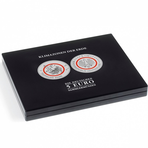 Kazeta VOLTERRA UNO de Luxe, 25x 5 euro DE v kapsli, čierny  (HMK5EUKLIMAS)