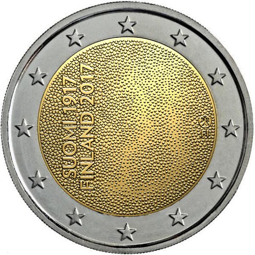 2 euro 2017 Fínsko UNC, výročie nezávislosti Fínska