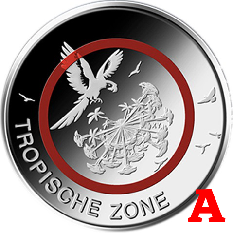 5 euro 2017 A Nemecko UNC tropické pásmo