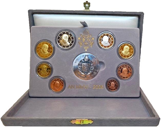 SADA 2006 Vatikán PROOF Benedikt XVI. + Ag medaila (3,88 €)