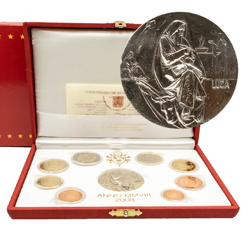 SADA 2008 Vatikán PROOF Benedikt XVI. + Ag medaila (3,88 €)