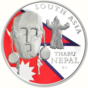 20 Francs CFA 2015 Congo PROOF 1 Oz Ag, motív Nepal