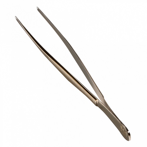 Pinzeta na známky 31 de-luxe, 12 cm. rovná, úzka, s obalom (PI31)