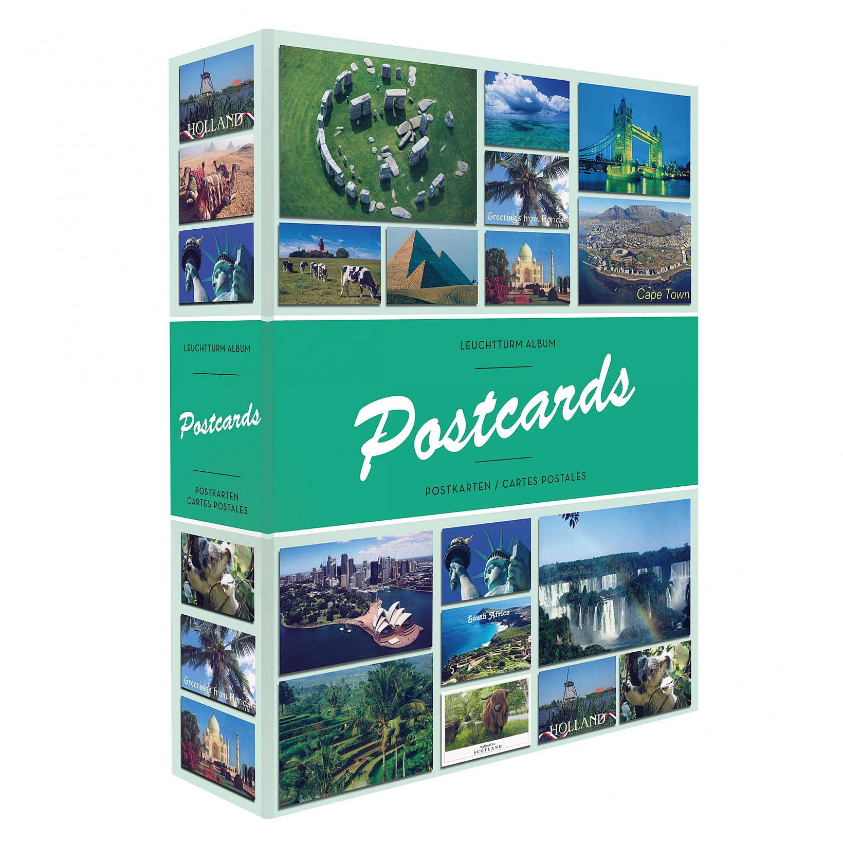 Album POSTCARDS pre 200 pohľadníc na 50 listoch (ALBPK2ENG)