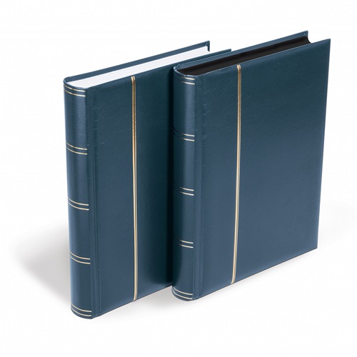 Album na 128 listov a pohľadníc, čierne strany,modrý (LSP4/32-2BL)