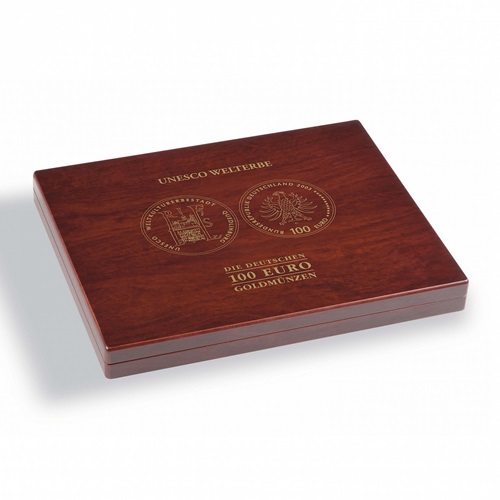 Kazeta VOLTERRA UNO de Luxe, 35 x 100€ Nemecko "UNESCO", mahagon (HMK100EUDUW)
