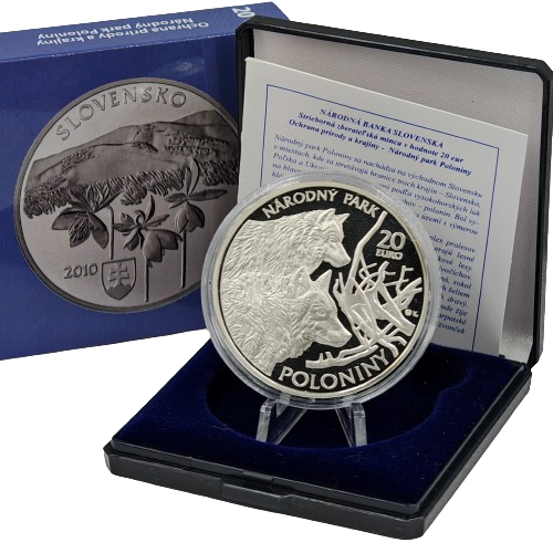 20 euro 2010 Slovensko PROOF, Národný park Poloniny