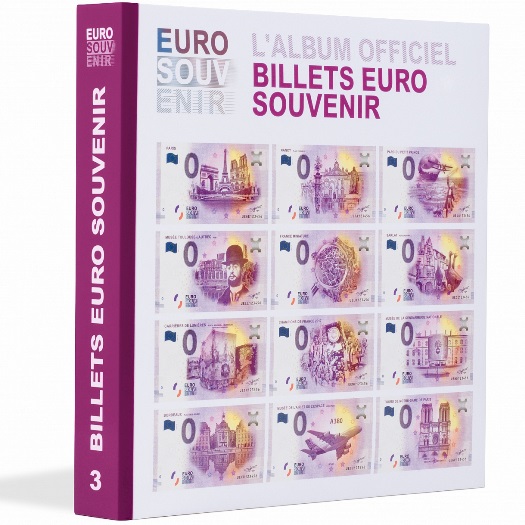 Album Ilustrovaný, 0 Euro Souvenir banknotes, Francúzsko, diel 3 (ALBBT2/3)